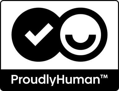 ProudlyHuman™ certification mark