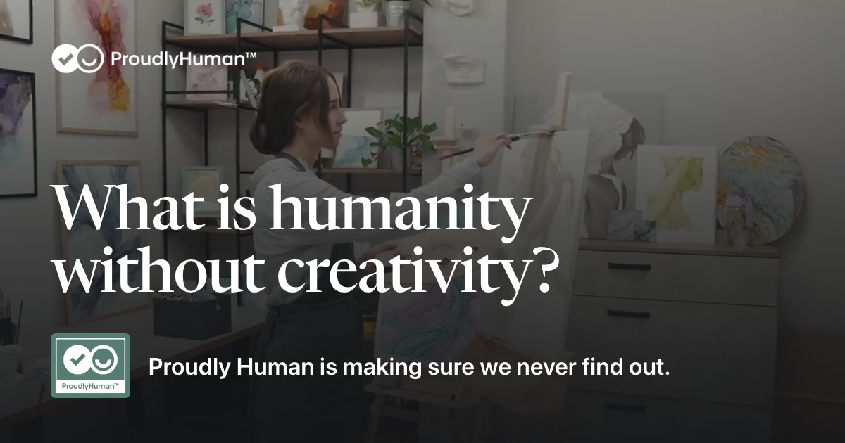 Proudly Human: certification for human-created work